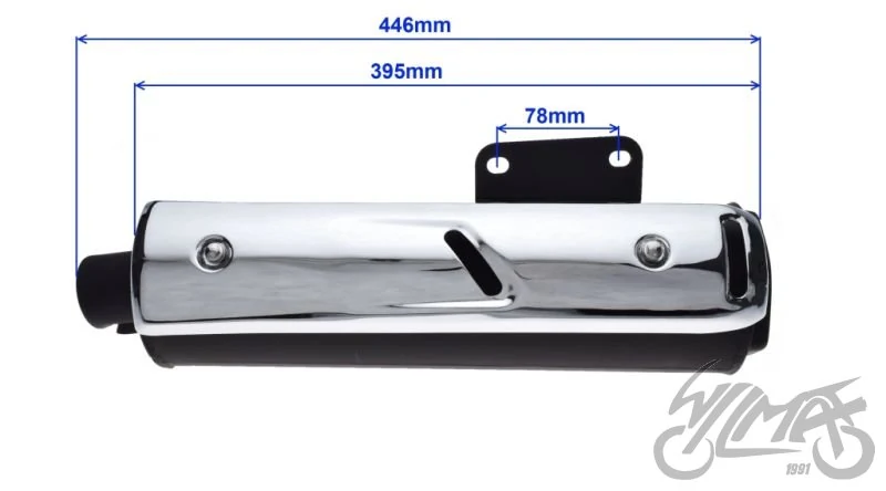 Tłumik QT-4 2T z katalizatorem — Longjia XT50QT-4 Sharpy — ujęcie 3