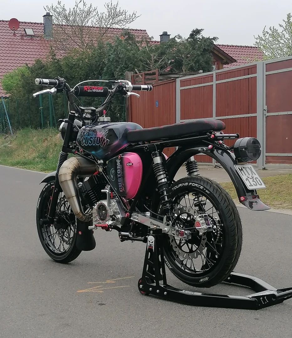 Tłumik Simson cross mtx 130 DPR Performance · czarna Evo (VM7435) — ujęcie 18