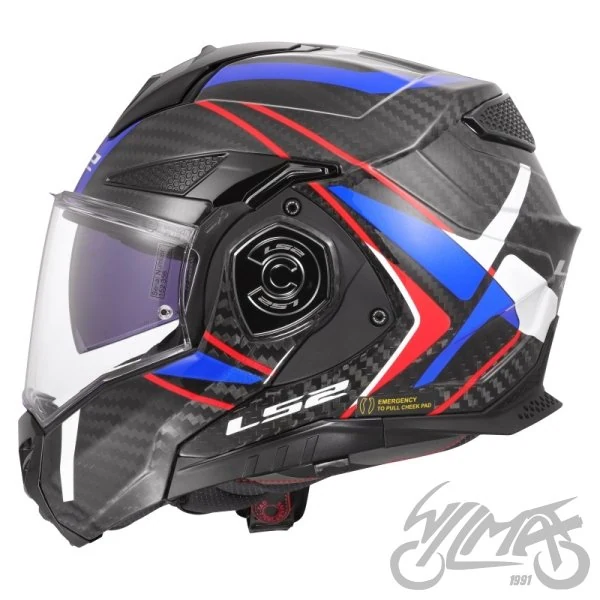 Kask LS2 FF901 Advant X C Future II Wh.Bl. — rozmiar S — ujęcie 2