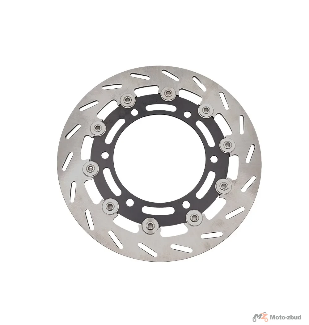 Junak M12VINTAGE400 tarcza (H300) "pływająca" hamulca hydraulicznego przód (lewa) (moc.6 śrub) (śr.wew.135 mm) — ujęcie 2