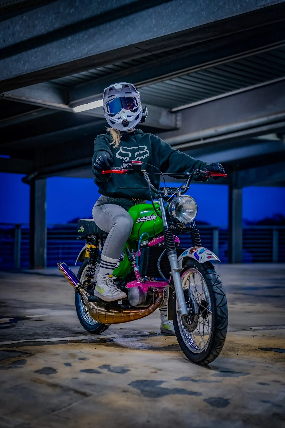 Tłumik Simson racing mtx 130 DPR Performance · carbon Evo (VM7445) — ujęcie 11