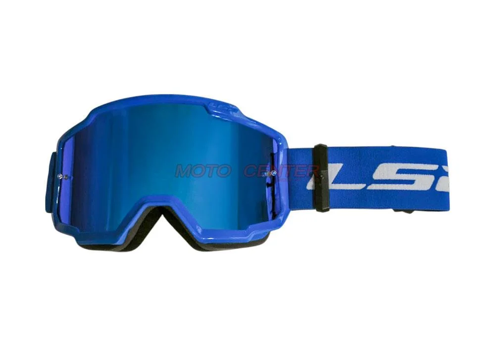 Gogle LS2 Charger niebieskie, szybka reflex niebieska