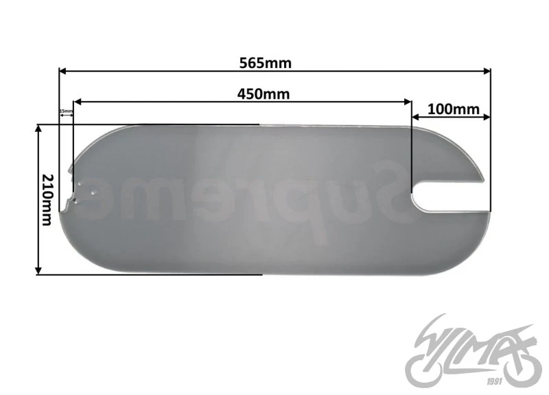Podłoga do hulajnogi Xiaomi M365/Pro M187 czerwona — ujęcie 2