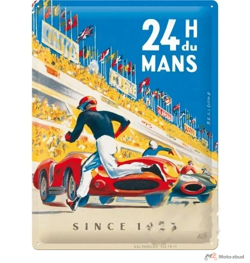 Tablica plakat 30 × 40 24h le mans poster 23346