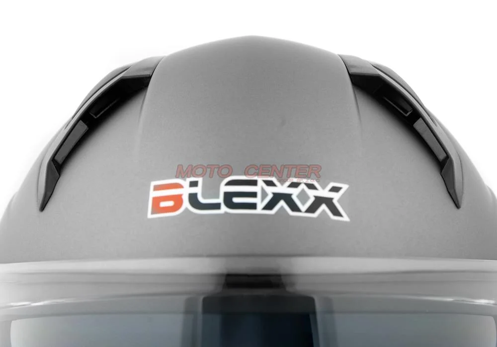 Kask motocyklowy otwarty z blendą BLEXX YA-620 grafit S ECER22.06 — ujęcie 5
