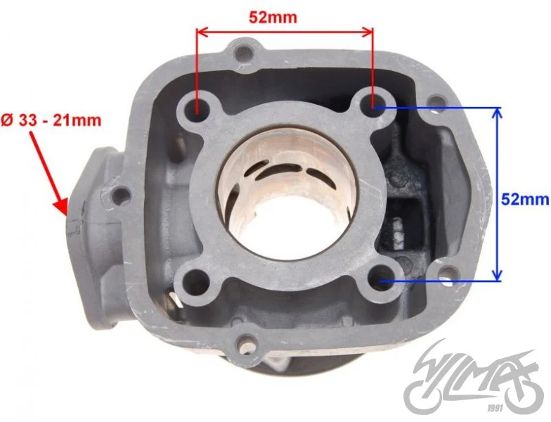 Cylinder do Derbi Aprilia 2006 50 cm³ ceramiczny WM — ujęcie 4