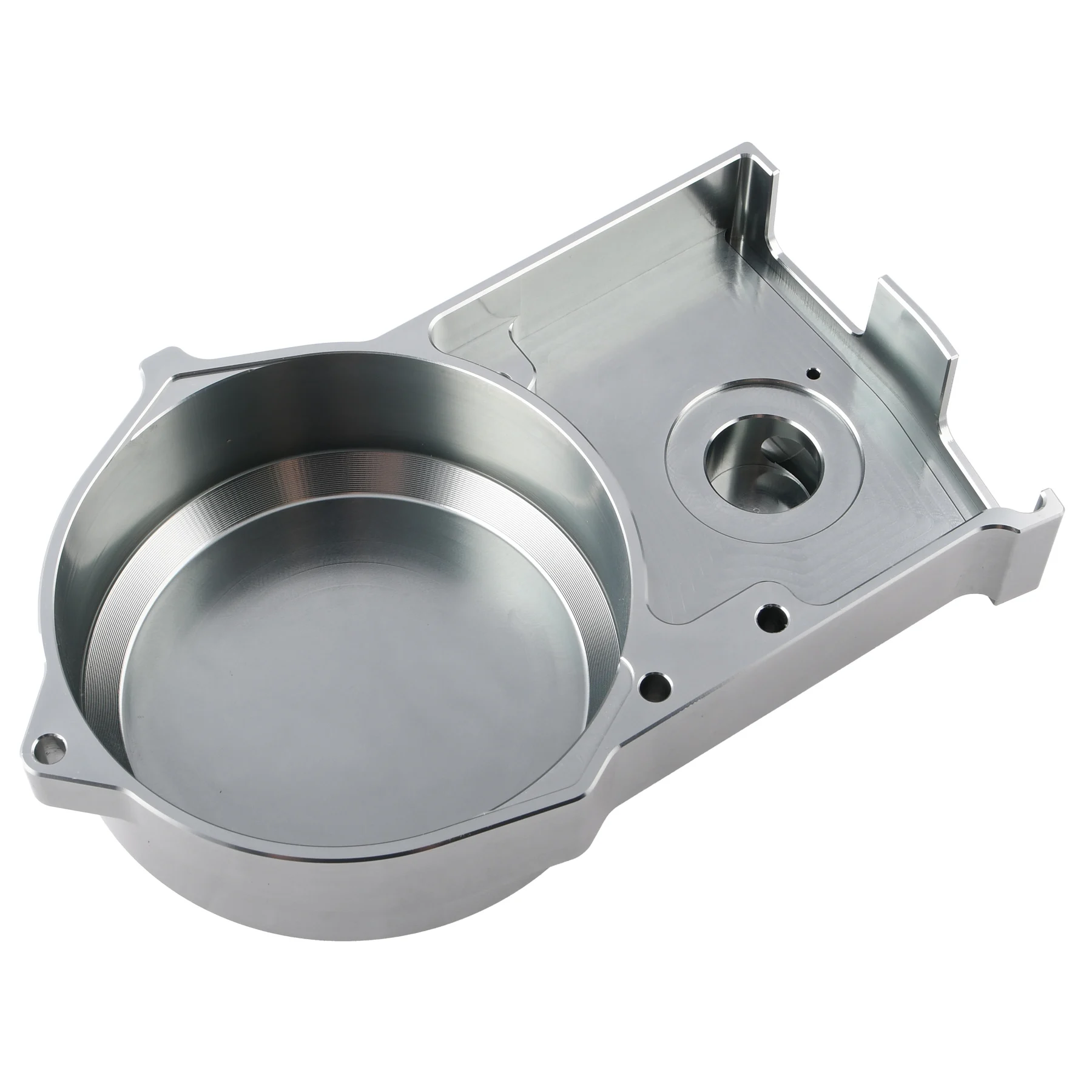 Pokrywa silnika prawa DPR Performance CNC do Simson S51, SR50 — titanium — ujęcie 3