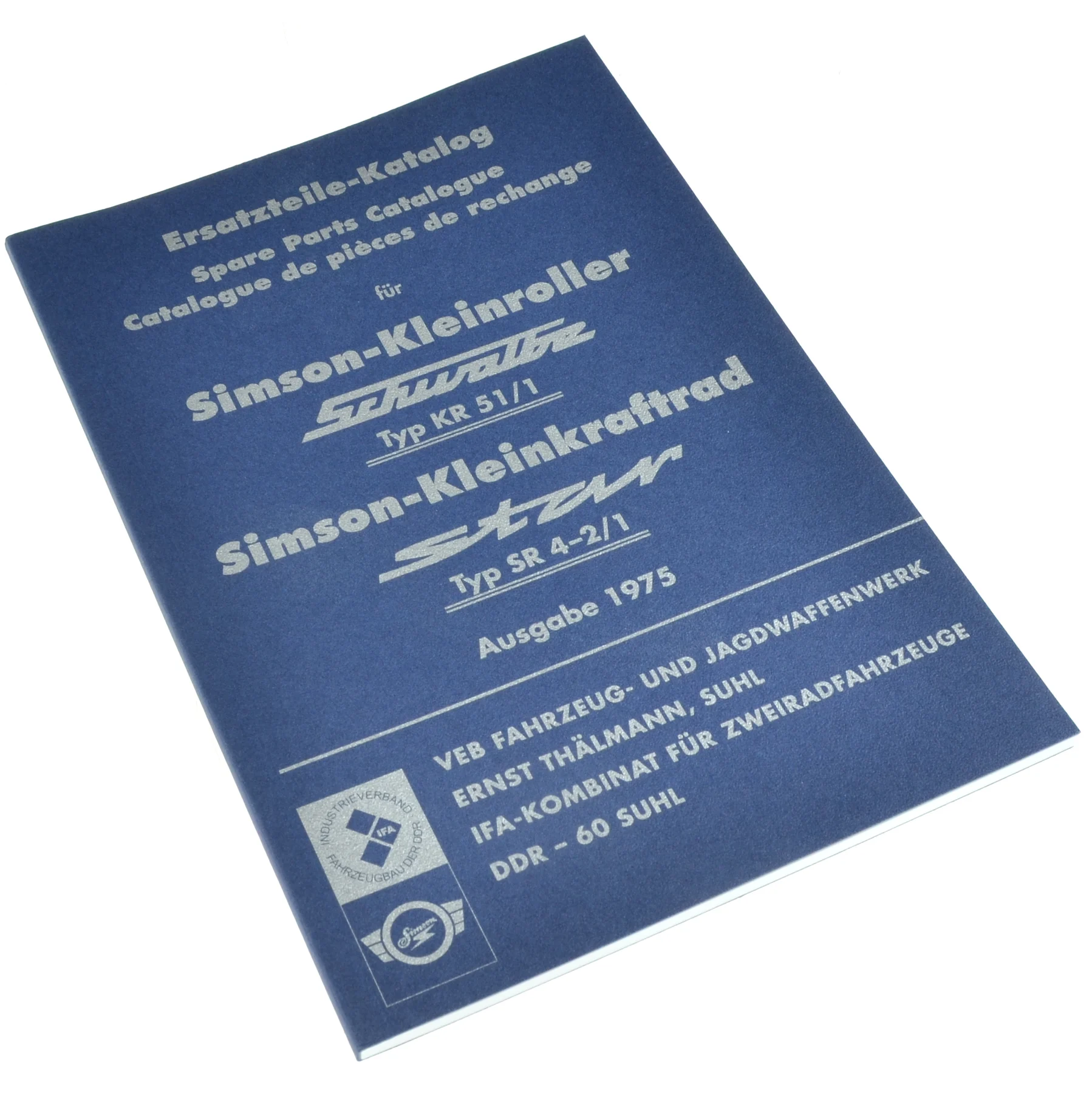 Katalog części Simson KR51/1 SR4-2 1975 de — ujęcie 2