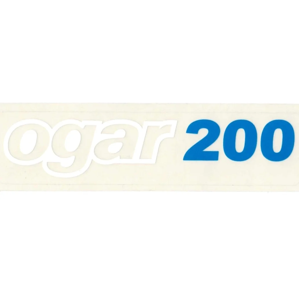 Naklejka pokrywy Romet ogar 200 niebieska — ujęcie 1