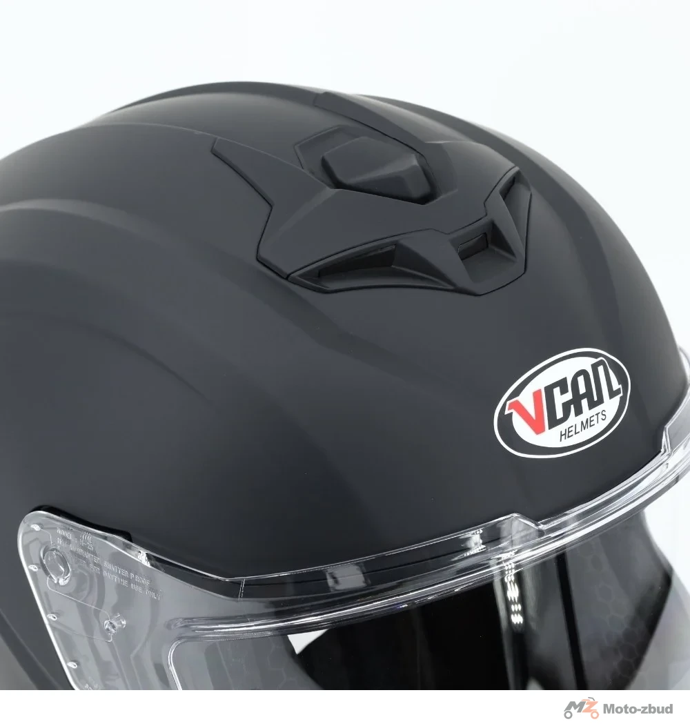 Kask VCAN model H162 Black Matt integralny czarny mat M — ujęcie 2