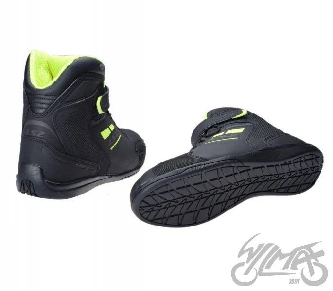 Buty motocyklowe LS2 Garra — czarno-żółte fluo, rozmiar 39 — ujęcie 2