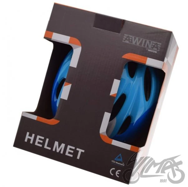 Kask rowerowy Awina by MOON dziecięcy M niebieski — HB6-3-7 — ujęcie 3