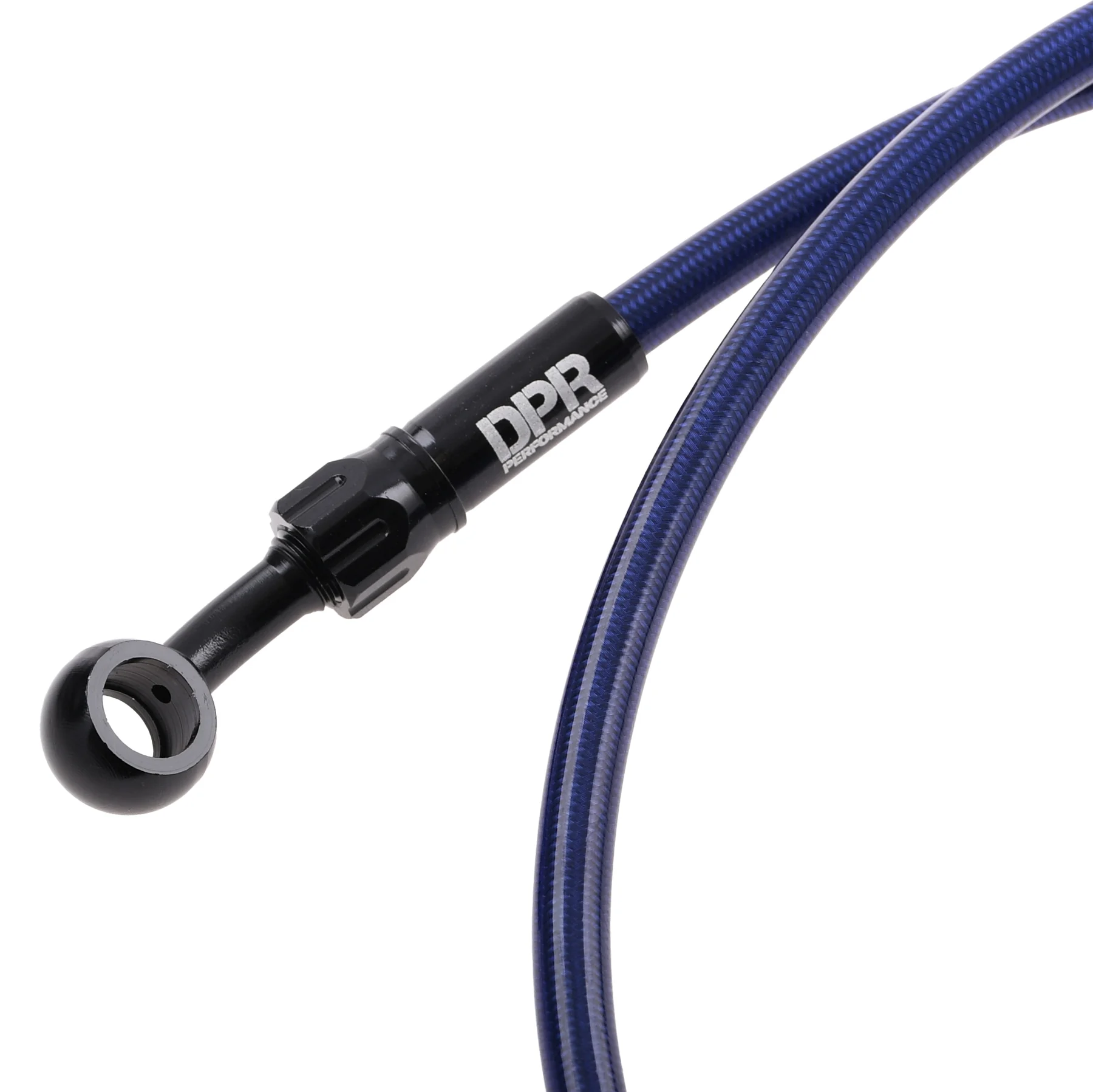 Przewód hamulcowy w oplocie 90 cm fioletowy V2 DPR Performance — ujęcie 1