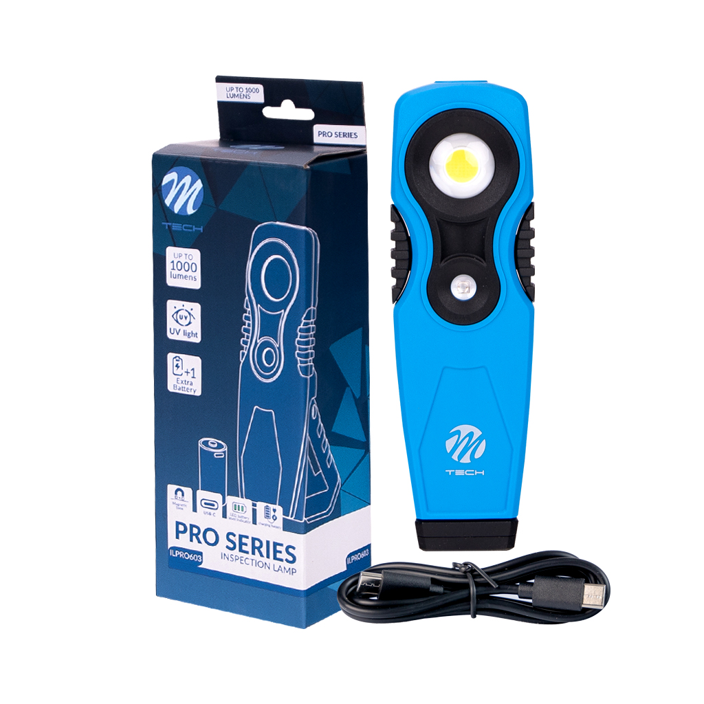 Lampa inspekcyjna Pro 10 W COB + 1 W UV M-Tech ILPRO603 — ujęcie 4