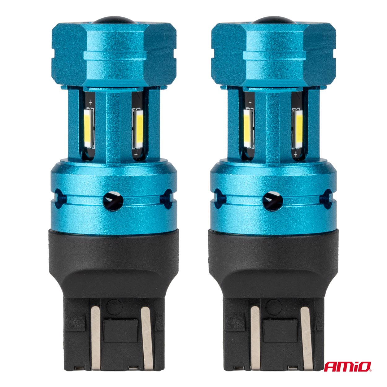 Żarówki LED CANBUS T20 7443 W21/5W 4SMD 1860 White 12 V 24 V — ujęcie 2