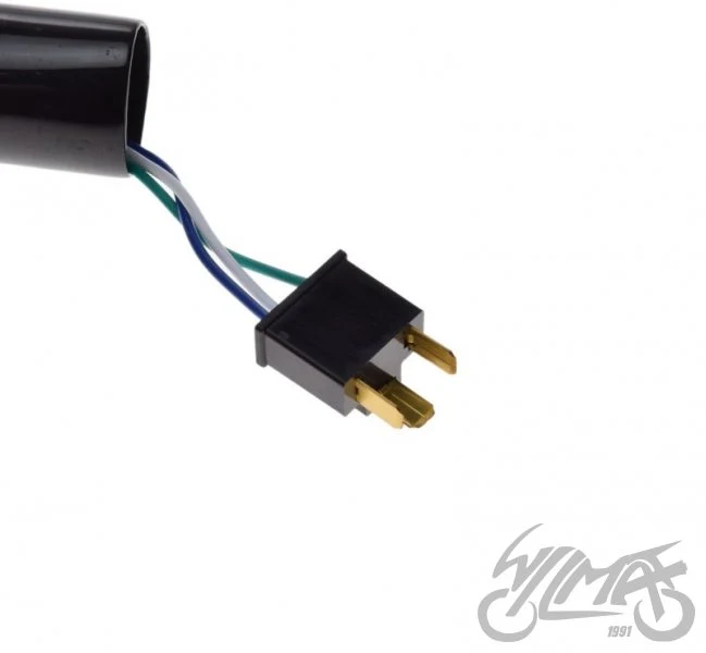 Czarna lampa H4 z chromowaną ramką — AW24336 — ujęcie 5