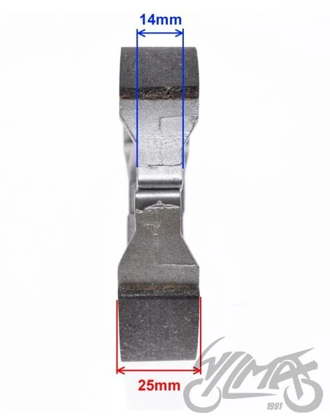 Szczęka hamulca do Piaggio Zip 2T 110 × 25 mm — ujęcie 3