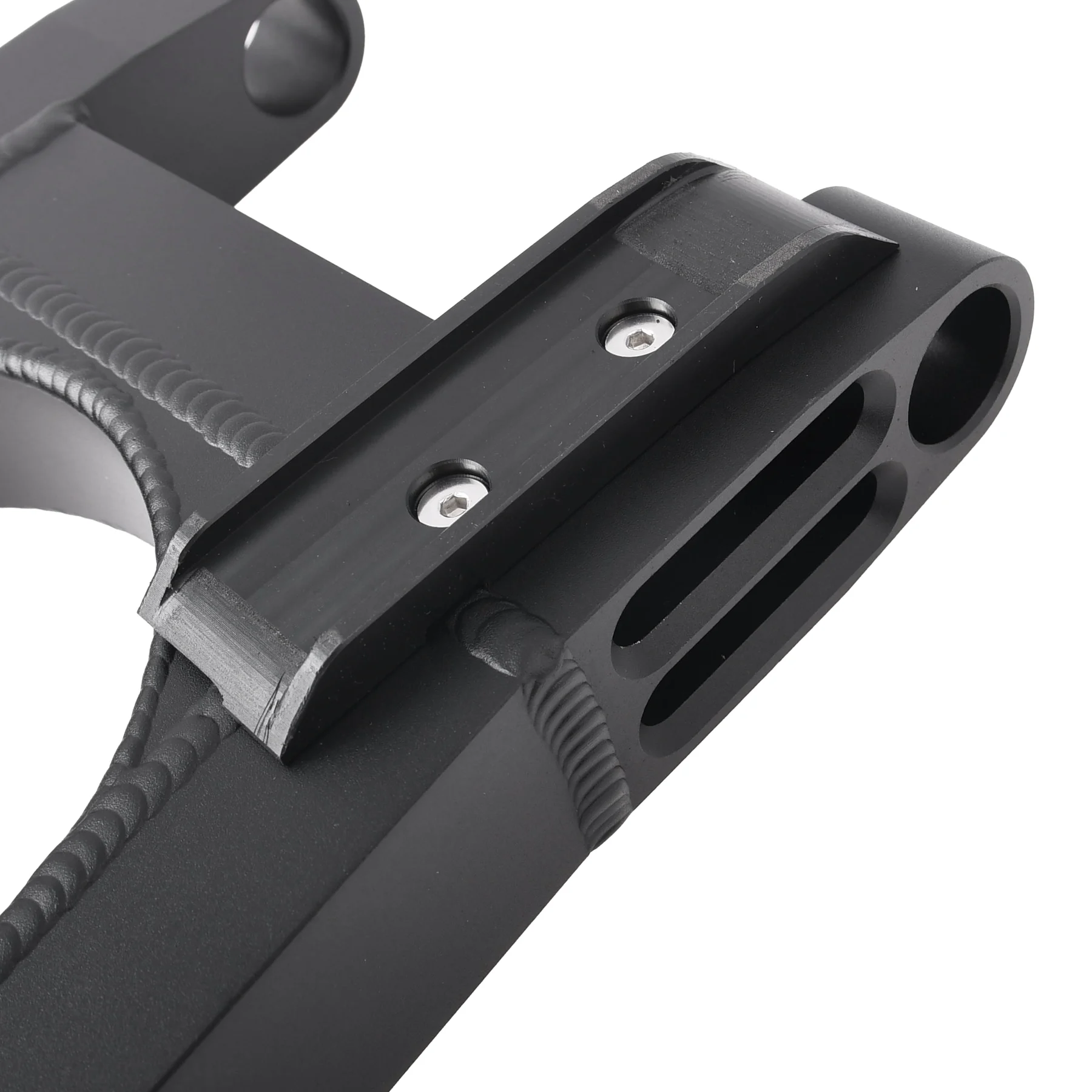 Wahacz Simson S51 aluminium CNC premium +50 mm czarny mat kpl. DPR Performance — ujęcie 11