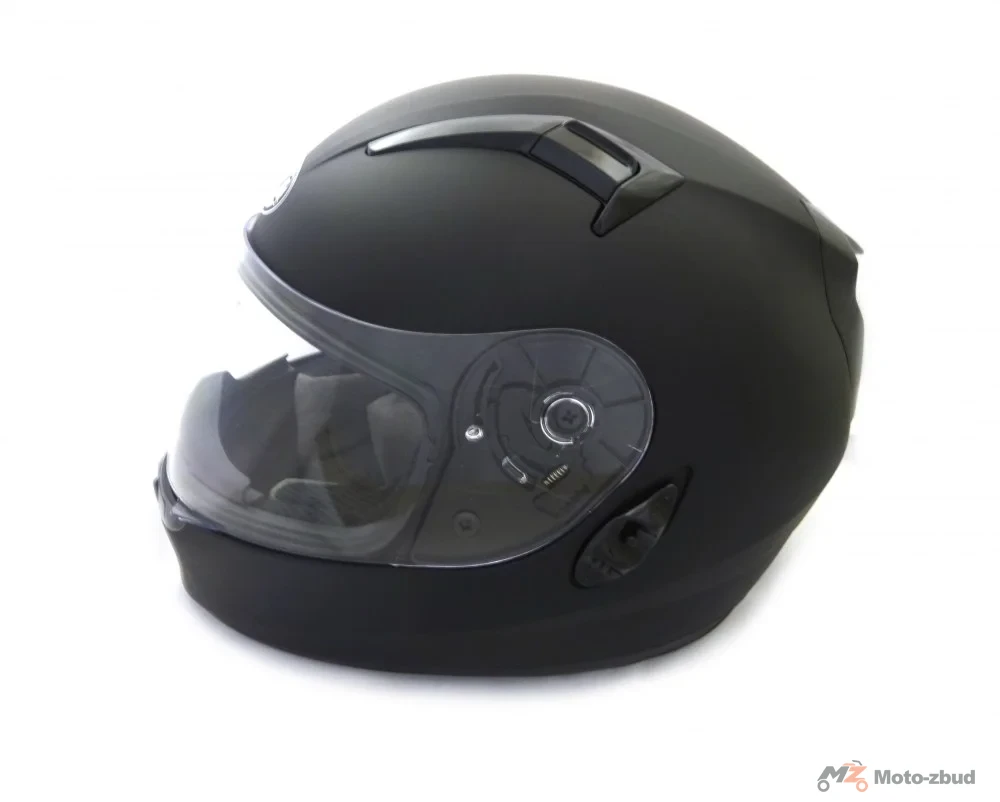 Kask VCAN model V122 Black Matt integralny z blendą czarny mat M — ujęcie 3