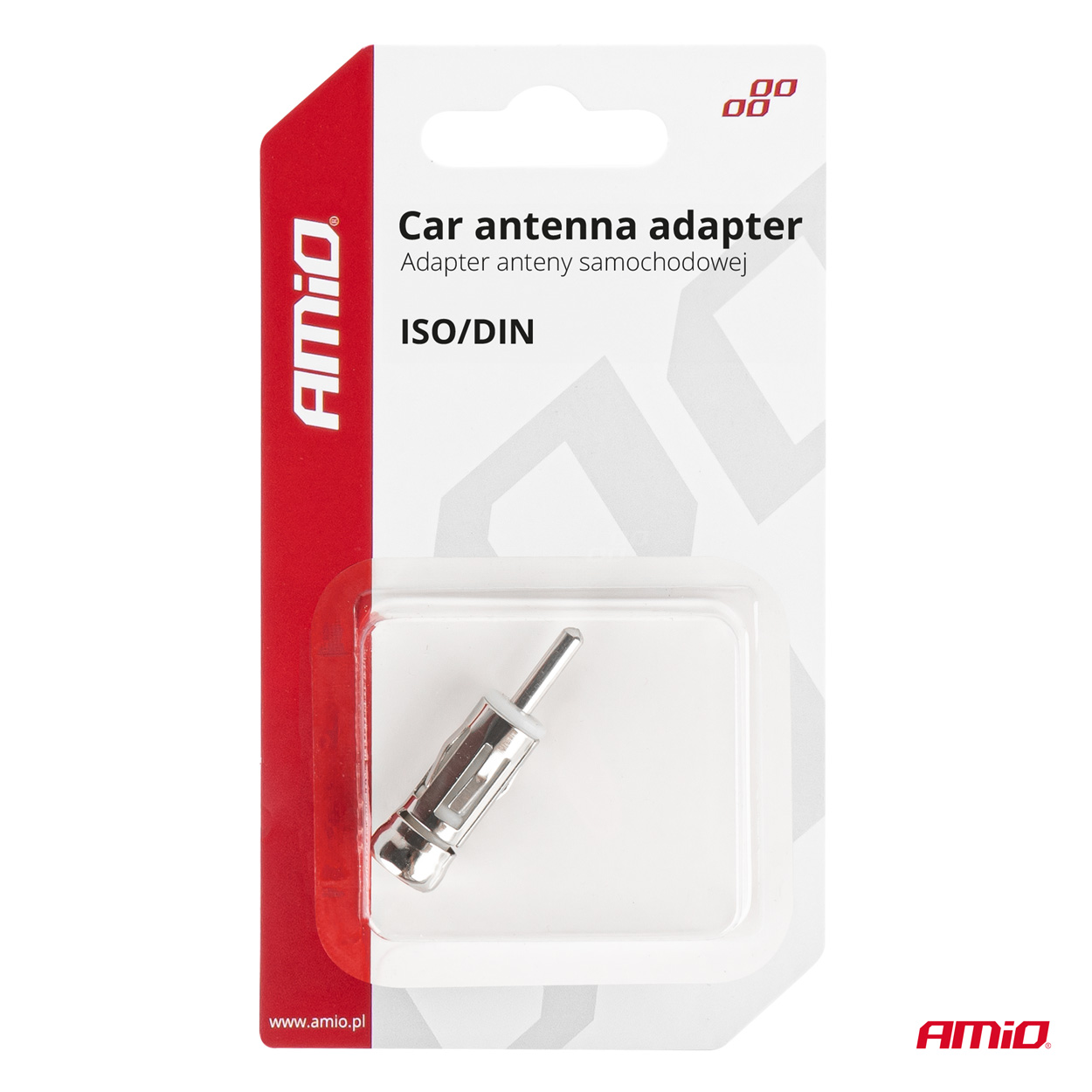 Adapter antenowy redukcja wtyk ISO DIN prosty — ujęcie 5