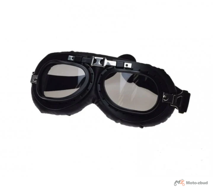 Gogle weteran model T01 czarny mat