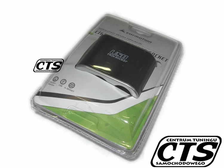 Rozgałęziacz gniazda zapalniczki - podwójny + USB — ujęcie 2