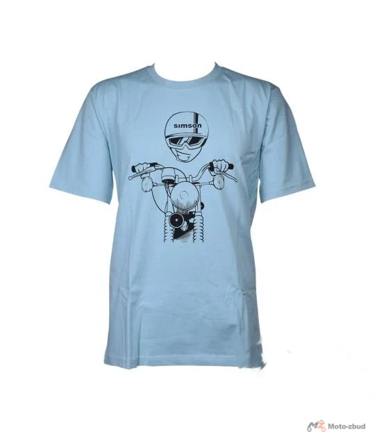 T-shirt Simson ocean Blue S51 kumpel XXL