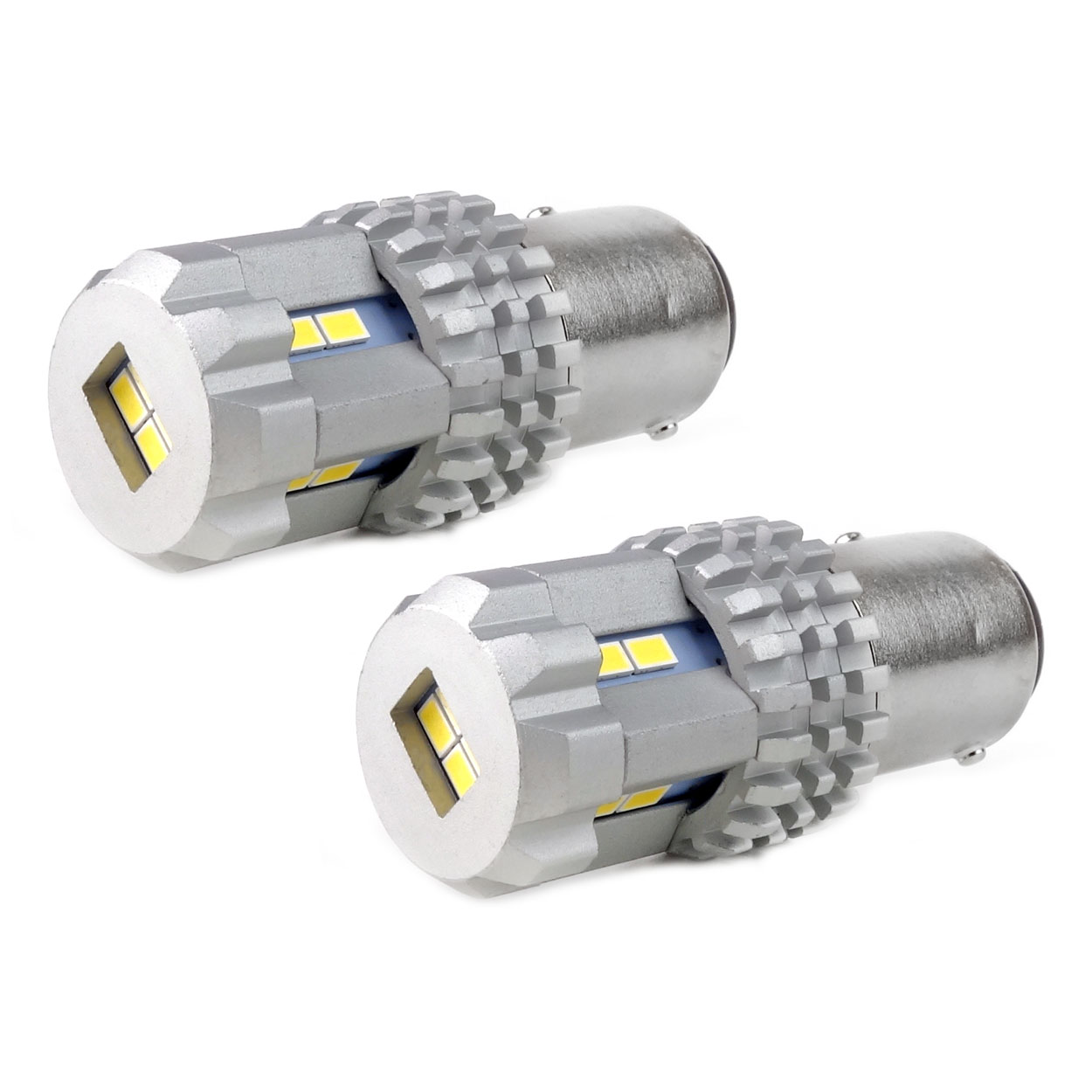 Żarówki LED CANBUS 3020 22SMD UltraBright 1157 BAY15D P21/5W White 12 V 24 V — ujęcie 2