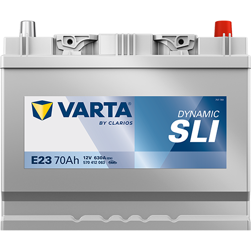 Akumulator 70 Ah 630A 261×175×220/P+ Varta 570412063K262 — ujęcie 3