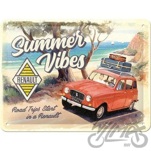 Tablica plakat 15X20 renault summer vibes 26314 — ujęcie 1