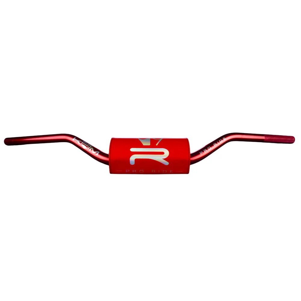 Kierownica fatbar KRM Pro Ride czerwono - holo 22/28,6 mm + gąbka — ujęcie 1