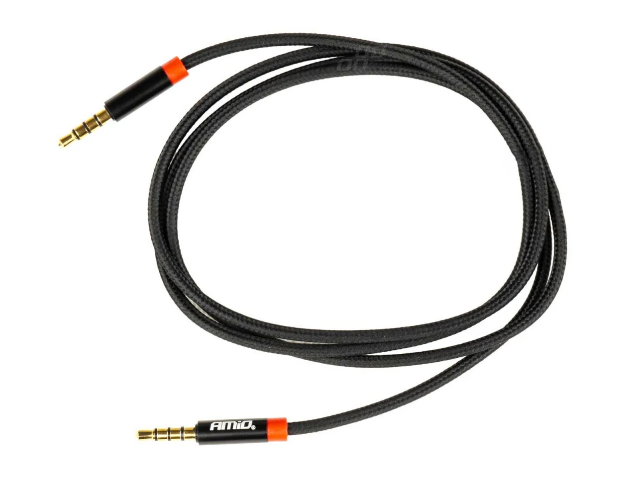 Kabel AUX MINI JACK 3,5mm oplot 100cm — ujęcie 5
