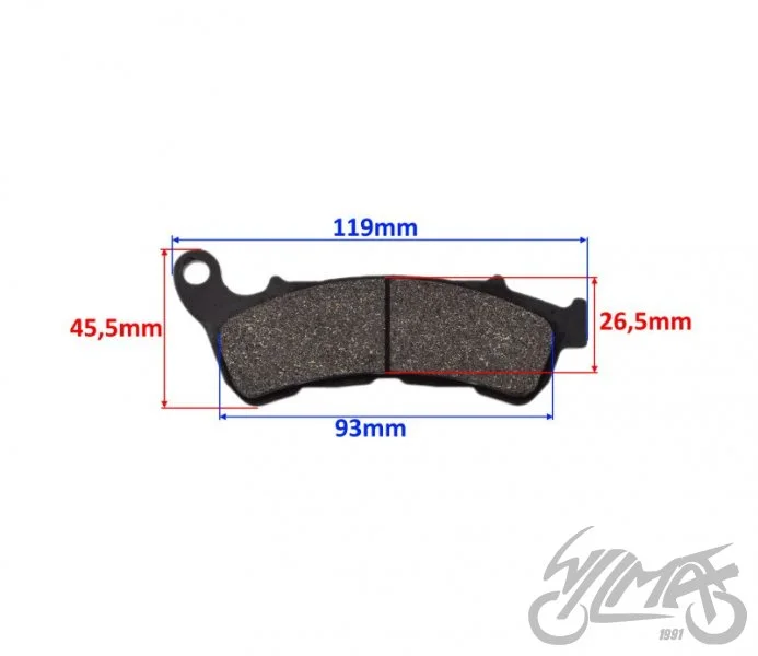 Klocki hamulca przód do Honda SH125 2009-2012 — ujęcie 2
