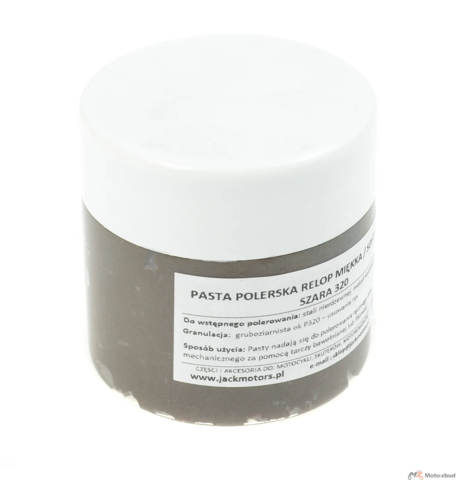 Pasta polerska miękka relop szara P320 200 g