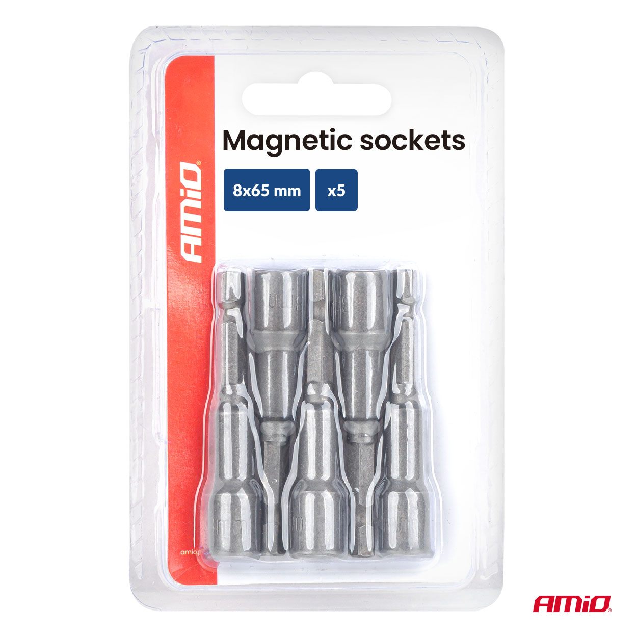 Zestaw nasadek magnetycznych 5 elementów 8×65 mm — ujęcie 5