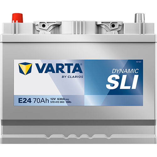 Akumulator 70 Ah 630A 261×175×220/L+ Varta 570413063K262 — ujęcie 3