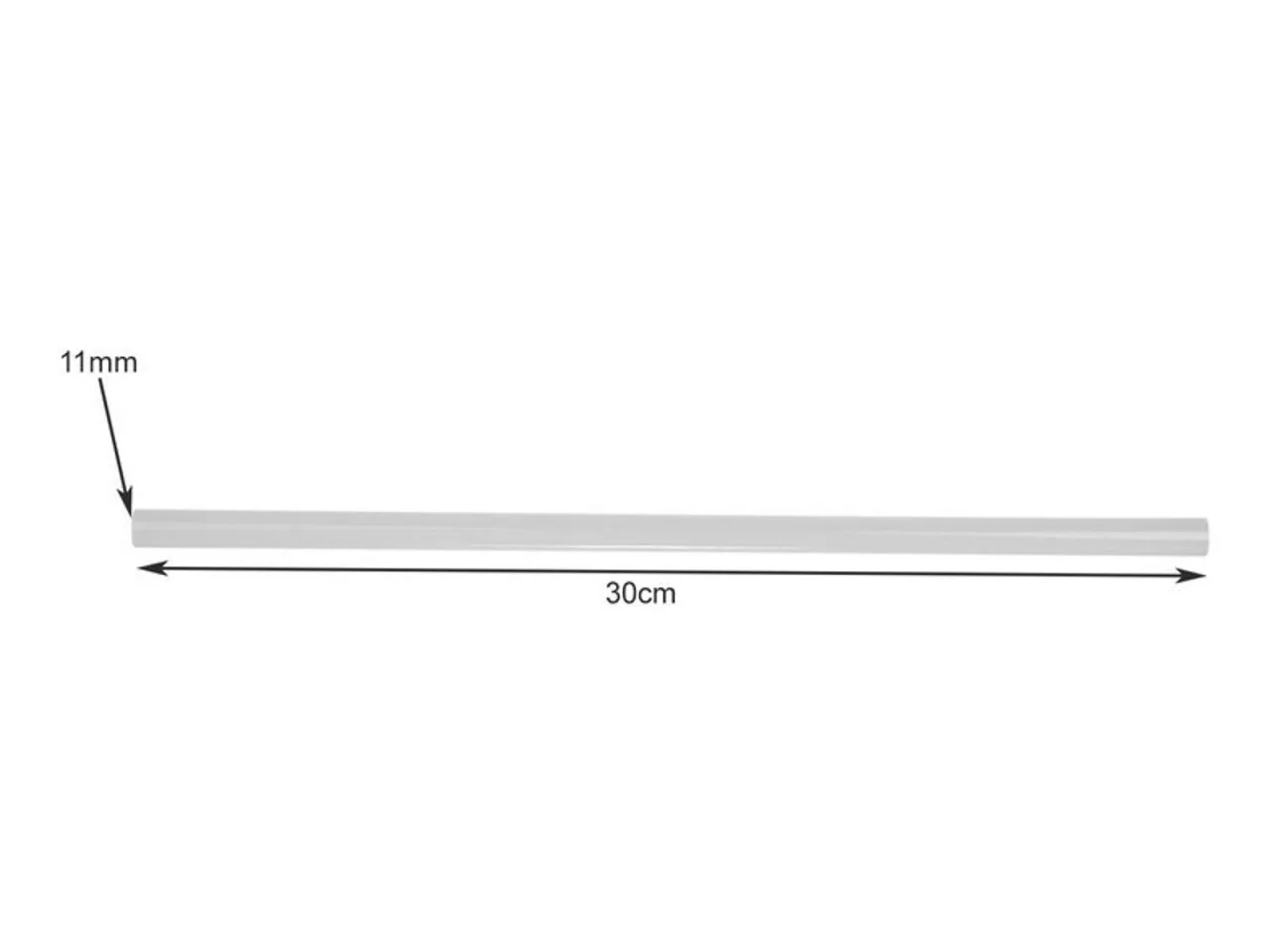 Klej do pistoletu na gorąco 11 mm x 300 mm 1 kg (36 szt.) — ujęcie 2