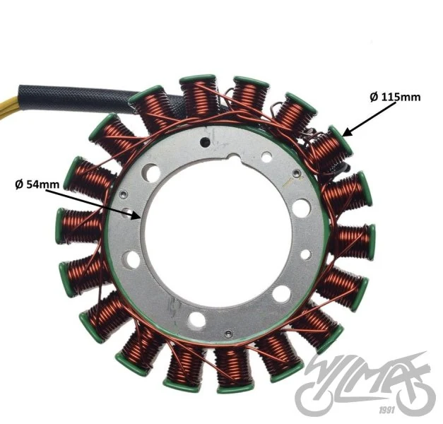 Stator 18 cewek do Hondy CBR900RR fireblade 1996–1999 — ujęcie 2