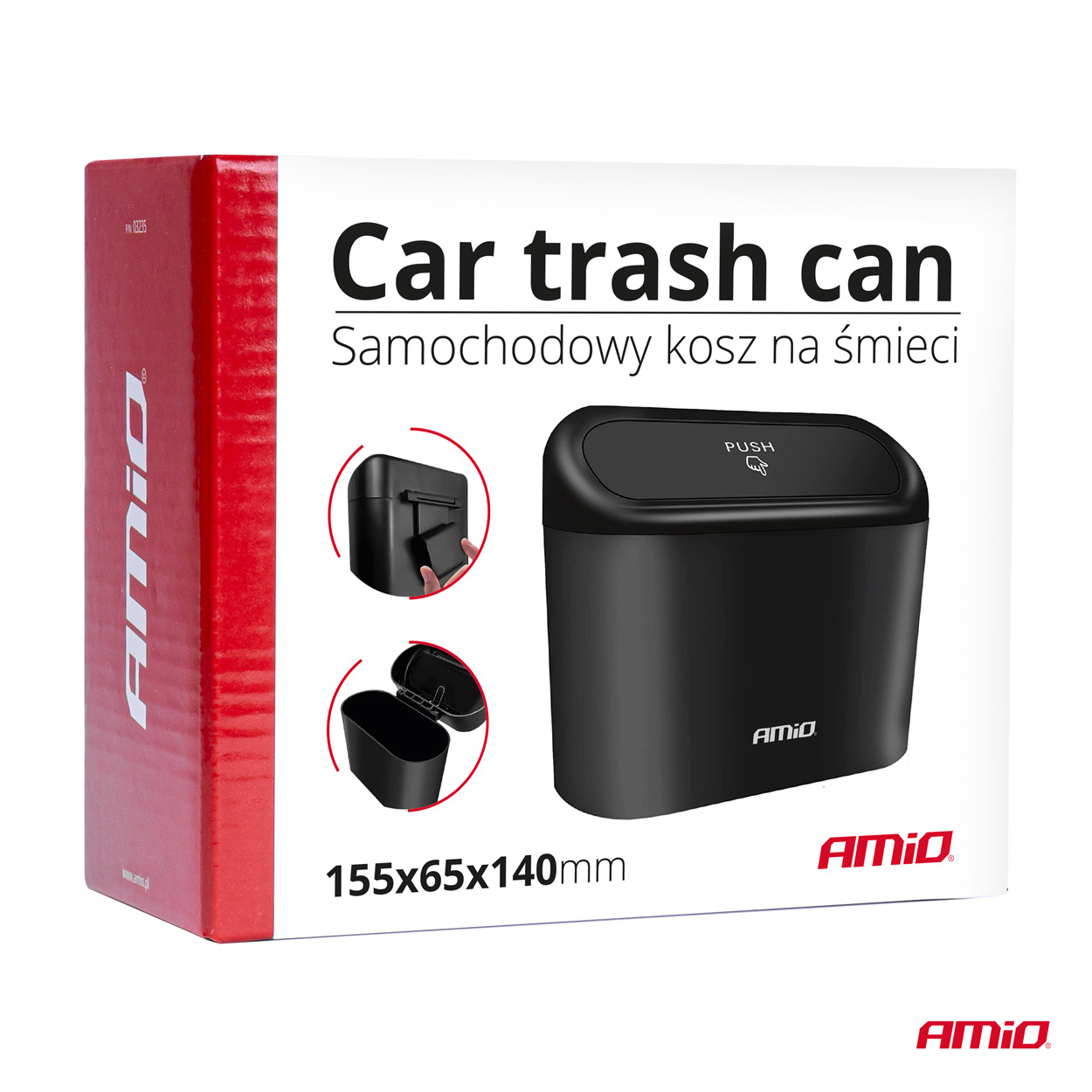 Samochodowy kosz na śmieci śmietnik do auta — ujęcie 5