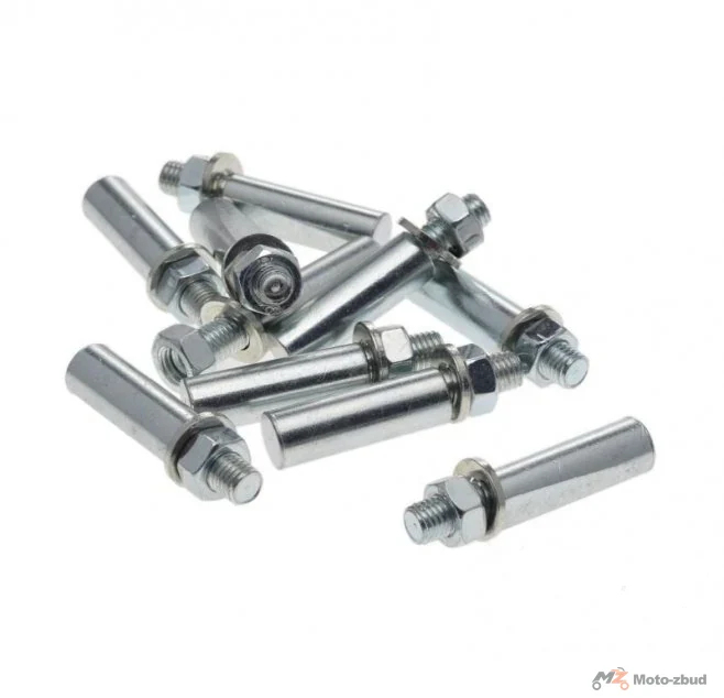 Klin osi mechanizmu korbowego rower 10 mm 10 szt.