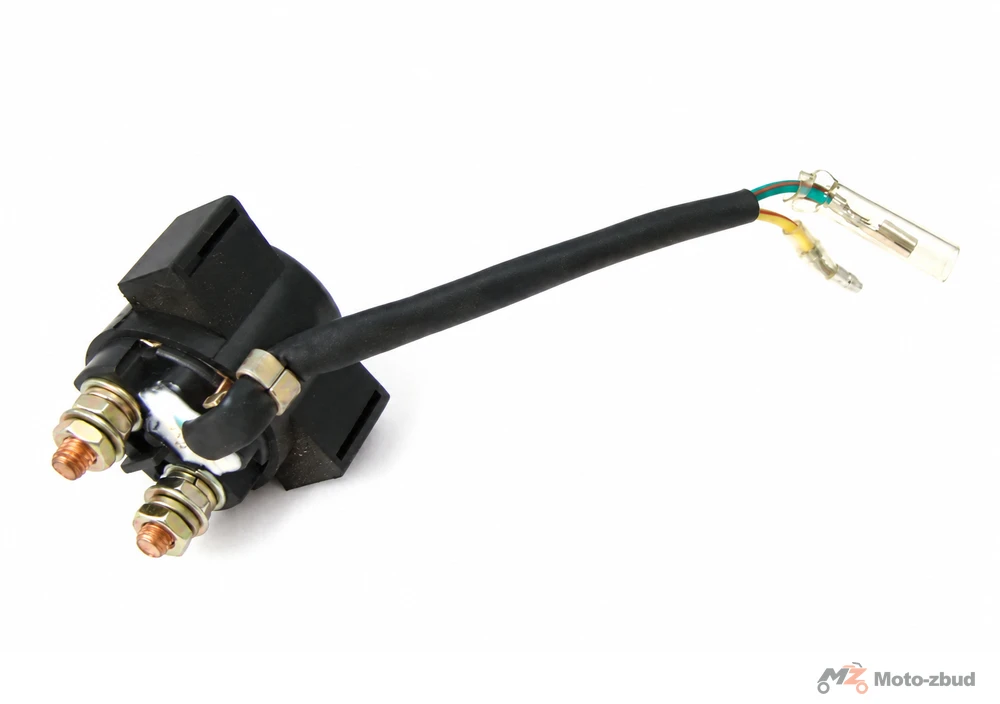 Junak M16/M11/M11 CAFE/M20/M25 125 cm³/320 cm³/250 cm³ przekaźnik rozruchu (elektromagnes) (2 przewody) — ujęcie 2
