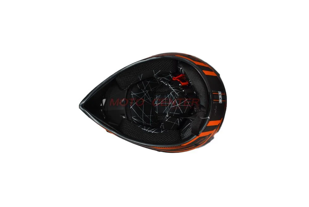 Kask crossowy MPX WL-905 czarny mat/pomarańczowy M — ujęcie 6