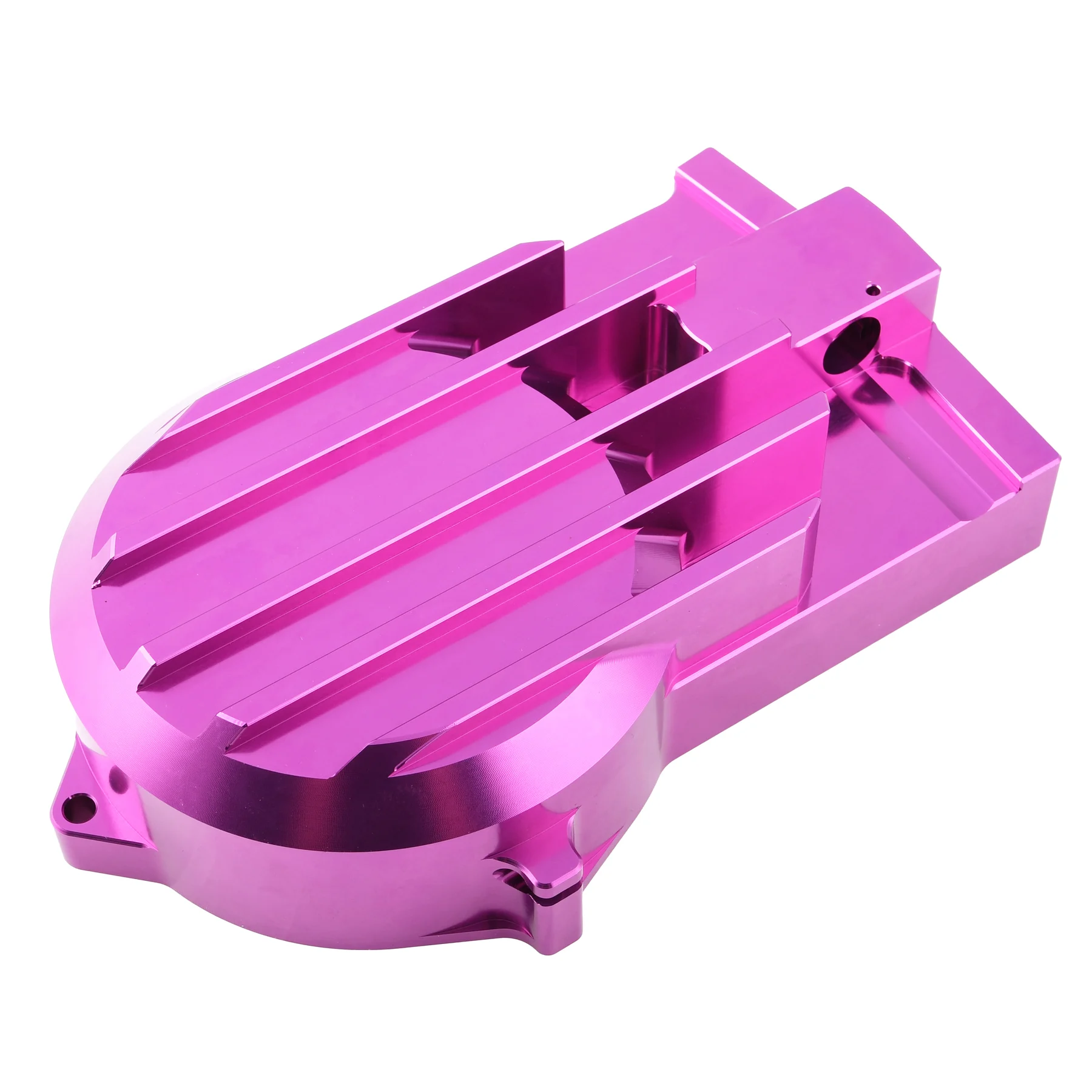 Pokrywa silnika prawa DPR Performance CNC do Simson S51, SR50 — fioletowa — ujęcie 2