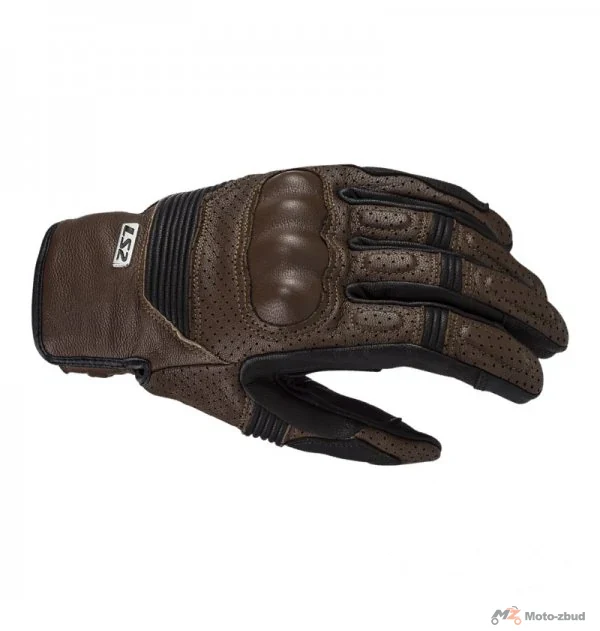 Rękawice motocyklowe LS2 Duster męskie Brown — XXL