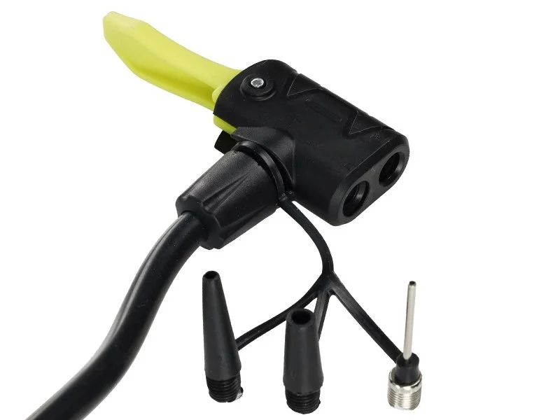 Pompka nożna dwutłokowa z analogowym ciśnieniomierzem max 11 BAR / 160 PSI — ujęcie 6