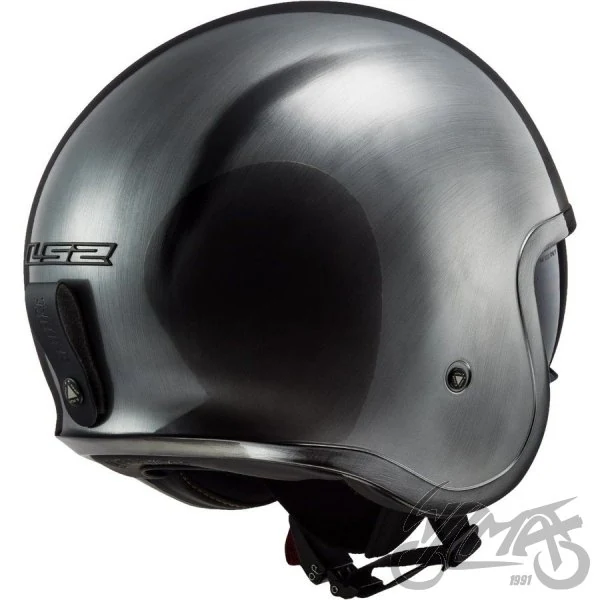 Kask LS2 OF599 Spitfire II jeans Titanium-06 — rozmiar M — ujęcie 5