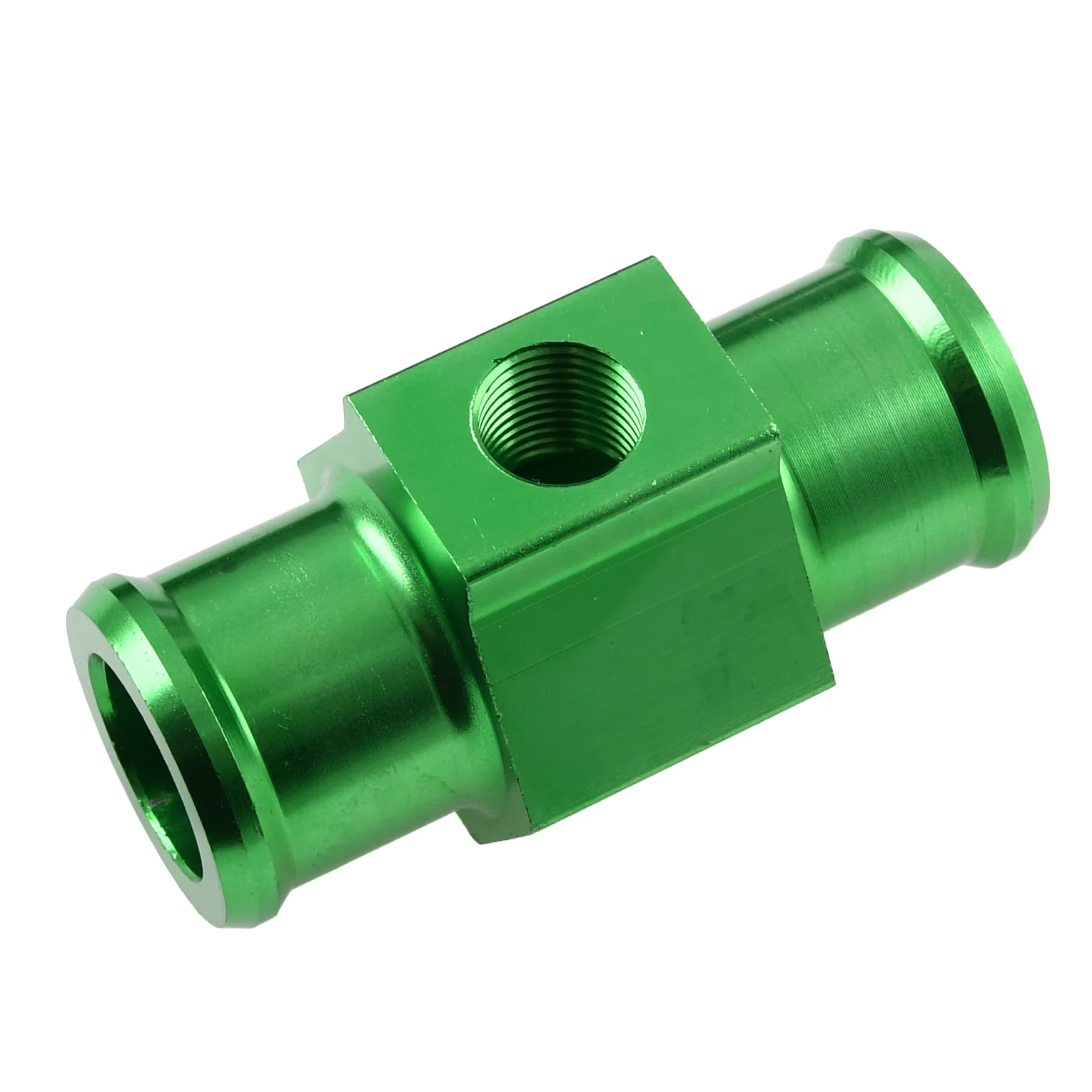 Adapter czujnika temperatury 1/8" 22 mm aluminium CNC zielony — ujęcie 2