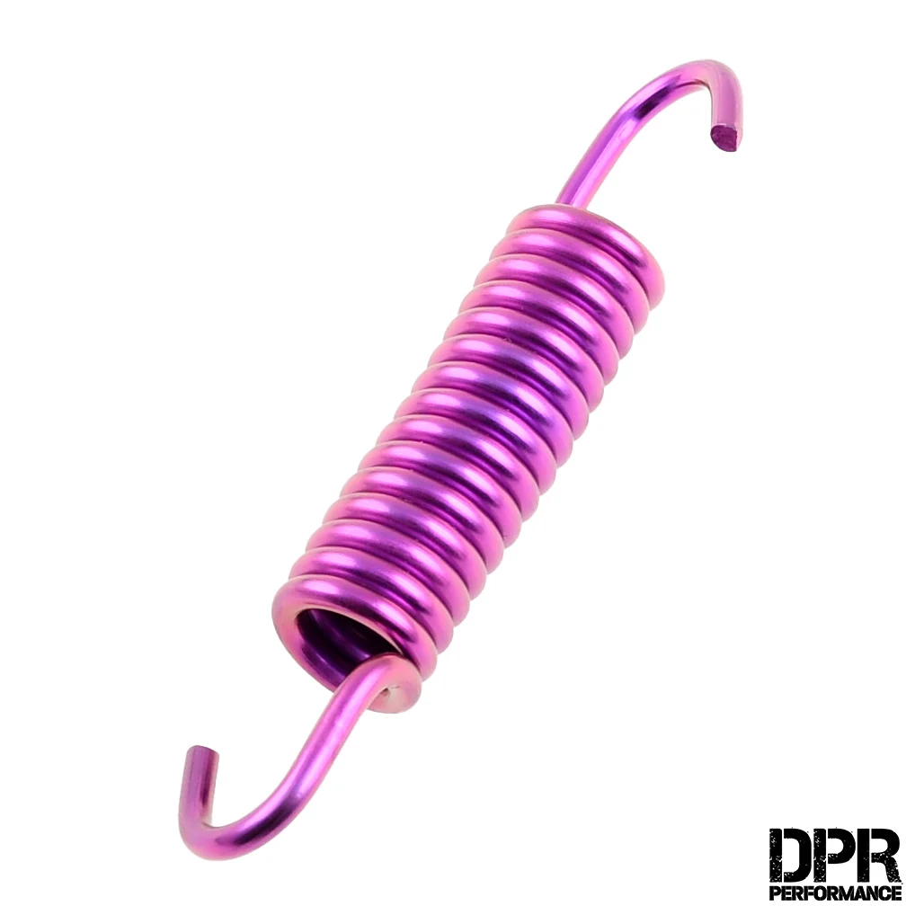 Sprężyna wydechu uniwersalna 50/75 mm tytanowa purple DPR Performance — ujęcie 1