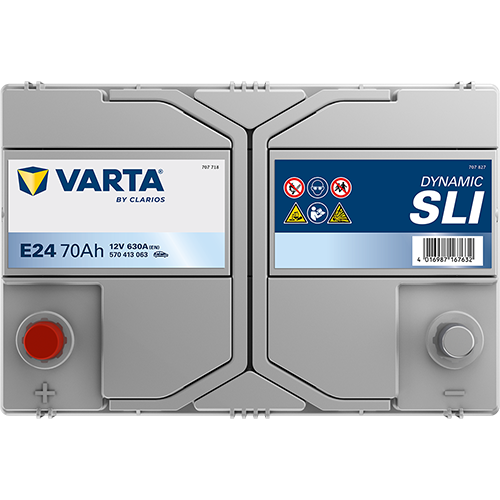 Akumulator 70 Ah 630A 261×175×220/L+ Varta 570413063K262 — ujęcie 4