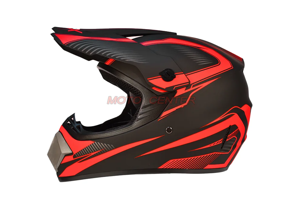 Kask crossowy MPX WL-905 czarny mat/czerwony M — ujęcie 2